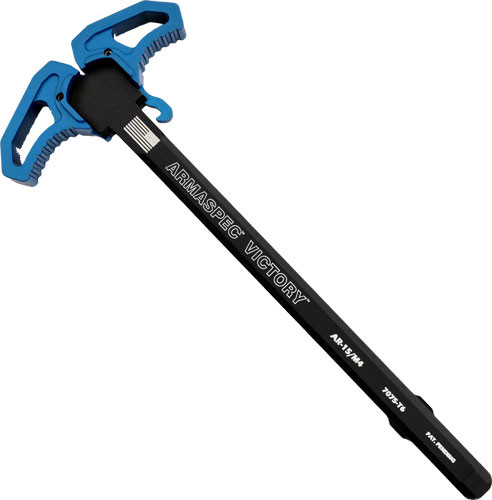 Armaspec AR15 Blue Victory Charging Handle