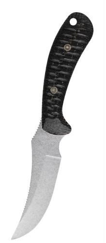 Case Ridgeback Hunter Sculpted Black Burlap Laminate Fixed Blade
