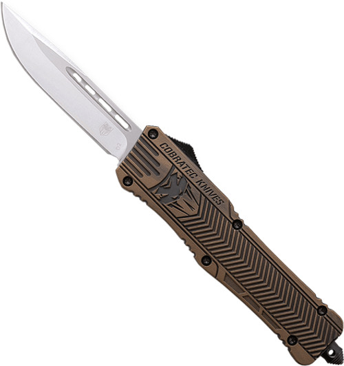 COBRATEC MEDIUM CTK1 OTF CERTAKOTE BRONZE 3" DRP POINT