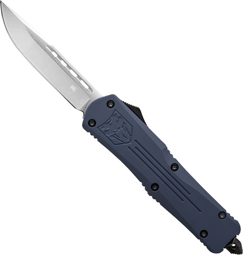 CobraTec Medium FS3 OTF NYPD Blue Drop Point D2 Steel 3" Knife