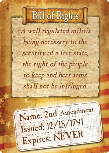 Rivers Edge 12"x17" Weatherproof Embossed Tin Sign Bill of Rights