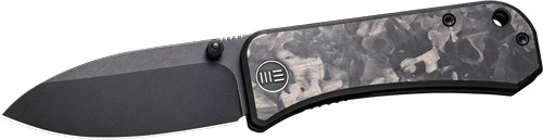WE Knife Banter 2.9" Marble Carbon Fiber/Black Stonewashed Blade