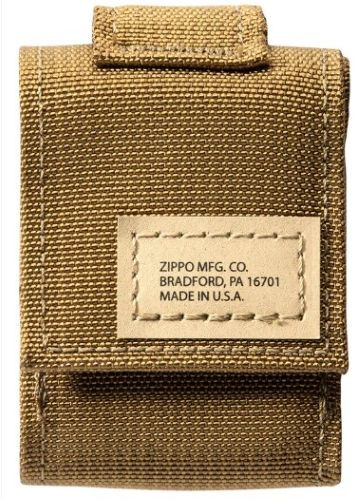 Zippo Coyote Tactical Pouch Compatible with Windproof Lighters