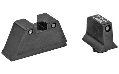 Trijicon Bright & Tough Tritium Iron Sight Set, Suppressor Height, Glock 20/21/29/30/41, GL204-C-600698