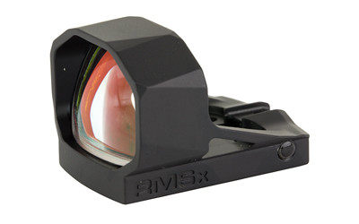 Shield Sights RMSx 4 MOA Glass Edition Non-Magnified Red Dot Sight, Black RMSX-4MOA-GLASS