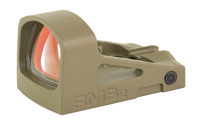 Shield Sights RMS2 Glass Edition 4 MOA Reflex Sight, FDE, RMS Footprint RMS2-4MOA-GLASS-FDE