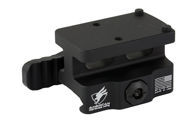 American Defense Mfg. AD-RMR-LW QD Mount, Trijicon RMR/SRO Footprint, Co-Witness, Hard Coat Anodize Black