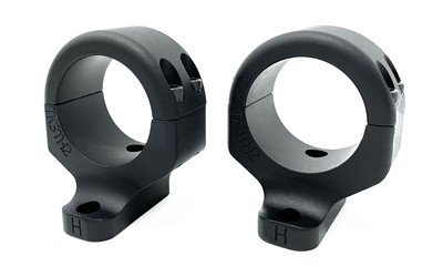DNZ Game Reaper 2 Scope Ring Set, 30mm Medium Height, 4-Screw Design, Tikka T3/T3X/T1X Compatible, Black