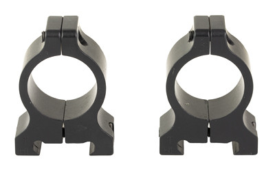 DNZ Freedom Reaper 1-Inch High Height Scope Ring Mounts, 2-Piece Vertical Closure Design, Black