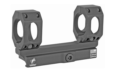 American Defense AD-Scout-S 30mm QD Auto Lock Optic Mount, Vertical Split Rings, Black AD-SCOUT-S-30-STD