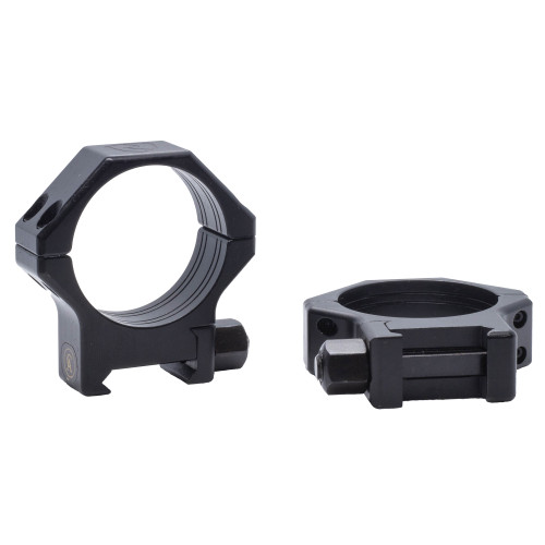Riton Optics 34mm Hardened Steel Picatinny Scope Rings, 8mm Height, Black XRC348S23