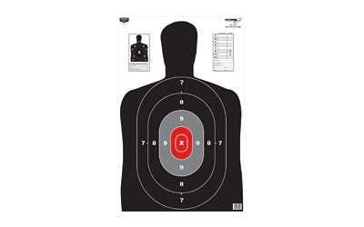 Birchwood Casey BC27 23x35 Red Core Eze-Score Paper Target Pack of 100 BC-37051