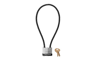 MasterLock 14-Inch Keyed Alike California Approved Armored Gun Cable Lock 107KADSPT
