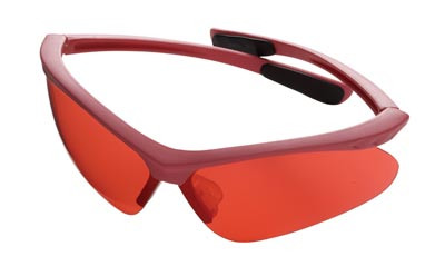 Champion 40605 Rose Tinted Shooter Glasses Slip-Resistant OSHA Compliant