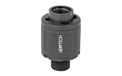 Gemtech 12201 Universal 22 QDA Adapter Assembly for Rimfire Suppressors, .22LR/.22 Mag, Black Finish