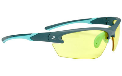 Radians Ladies Lowset Safety Glasses, Aqua/Amber, Scratch Resistant Lens WS2340CS