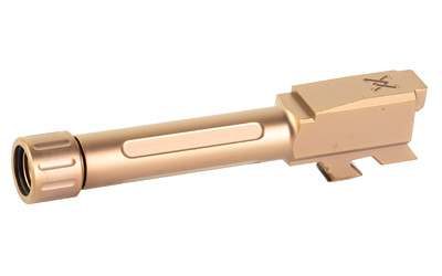 True Precision TP-G43B-XTC Copper TiCN 9mm Threaded Aftermarket Barrel with Thread Protector, Glock 43/43X