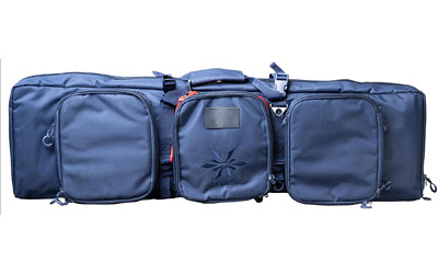 Legend Chimera Tactical 2-Rifle Case with Padded Divider and Pistol Holster, Midnight Blue CMA400-MB