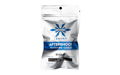 Legend Outdoor Gear Aftershock Rifle Bore Cleaning Cable, 7.62/30 Cal, Tan & Black AS-CC-762