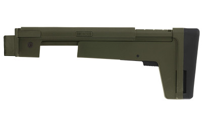 B5 Systems AK Stocked Fixed, Fits AKM Pattern Stamped Receivers, Matte Finish, Olive Drab Green AKM-1500