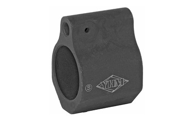 YHM Suppressor AR Gas Block, .750" Diameter, Mil-Spec Phosphate Coating, Black YHM-9389-SS