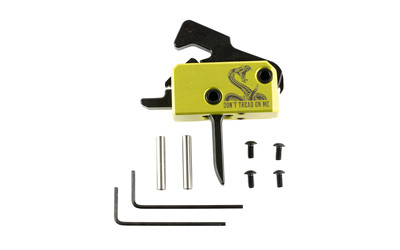 Rise Armament RA-140F Single Stage Flat AR Trigger, Come and Take It Design, 3.5 lb, Anti-Walk Pins RA-140F-DTOM2