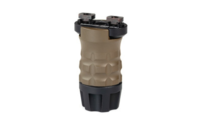 Samson Vertical Foregrip, Fits M-LOK Rail, Flat Dark Earth, 2.125" Grenade Texture Aluminum 04-05102-32