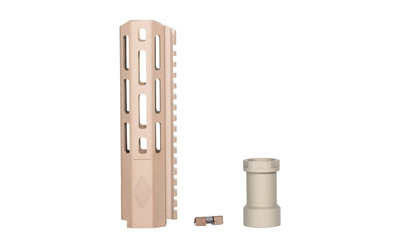 Reptilia M-LOK 9.4" Handguard, Billet 7075-T6 Aluminum, Flat Dark Earth, AR-15, 100-331