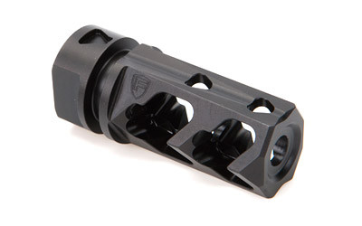 Fortis 5.56 NATO Muzzle Brake, Black, 1/2x28 Thread, Fortis Control Compatible, 556-MB-BLK