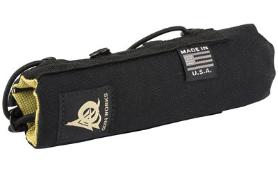 Odin Works 6.5 Inch Cordura Suppressor Cover with Carbon Felt Interior, Black OWG-SMC-BLK-6.5