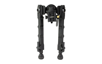 Accu-Tac PC-5 Tactical Bipod Black with QD Picatinny Rail Attachment PCB-0500