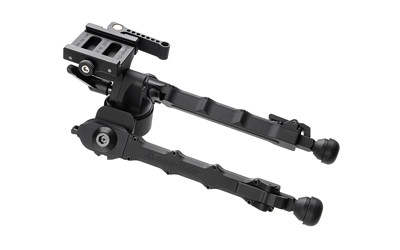 Accu-Tac PC-5 Flat Black Bipod, Arca Spec Quick Release Mount PCASQD-0500