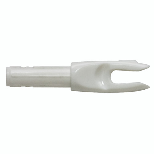 Easton 4mm G-Nock Large Groove White, 12 pk.