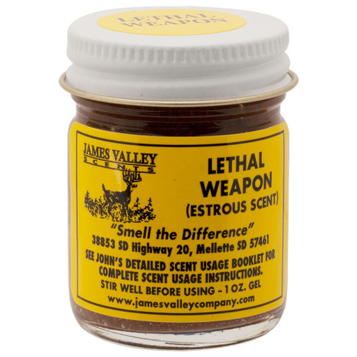James Valley Lethal Weapon Gel Deer Lure Attractant 1 oz.