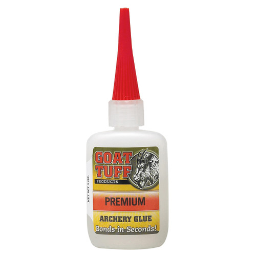 GoatTuff Premium Arrow Fletching and Insert Glue 1 oz.
