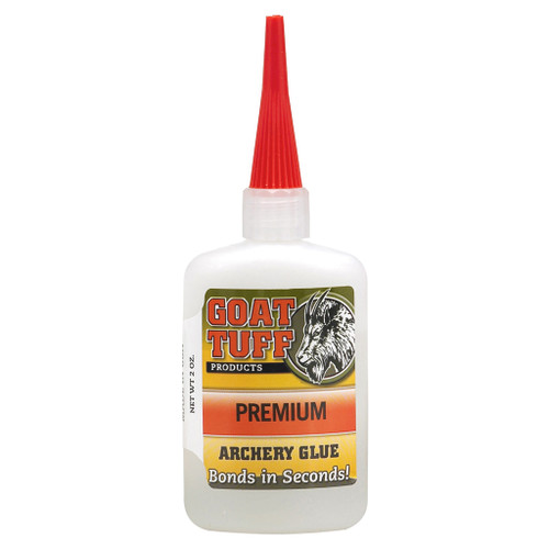 GoatTuff Premium Arrow Fletching and Insert Glue 2 oz.