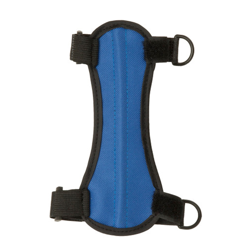 October Mountain Blue Youth and Adult Archery Arm Guard with D-Ring Straps