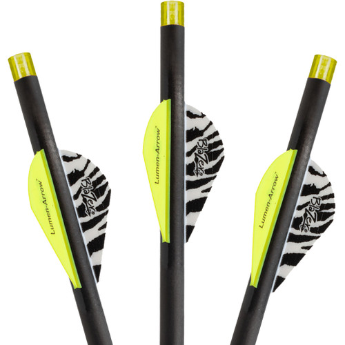 Lumenok 20 in. HD Orange Flat Nock Carbon Crossbow Bolts 3-Pack