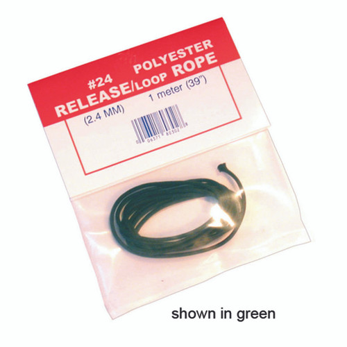 BCY 24 Durable D-Loop Polyester Material in Neon Green 1m
