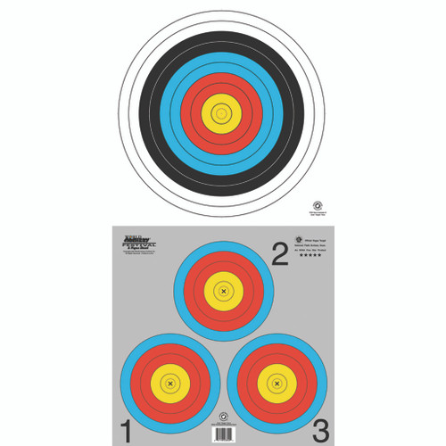 Maple Leaf Vegas Double-Sided Archery Target Face Pack of 100