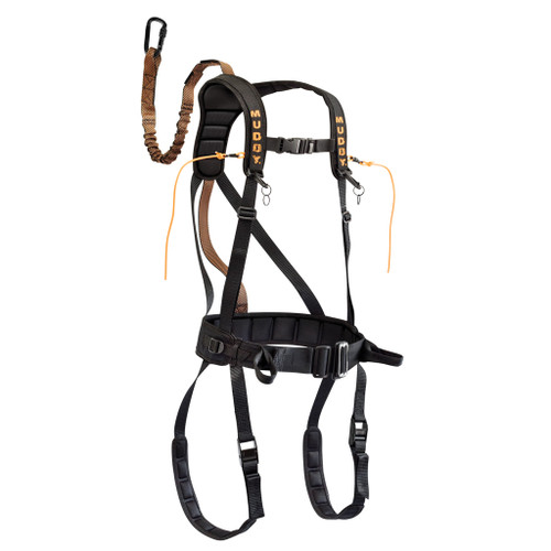 Muddy Safeguard Padded Nylon Safety Harness Black SM