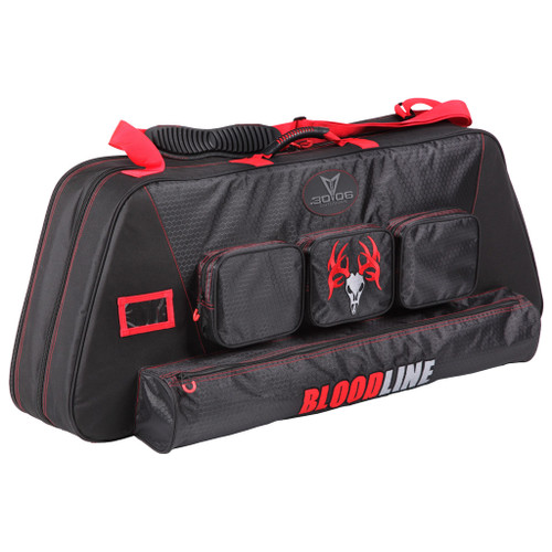 30-06 Bloodline Signature Compound Bow Case Black/Red 41"
