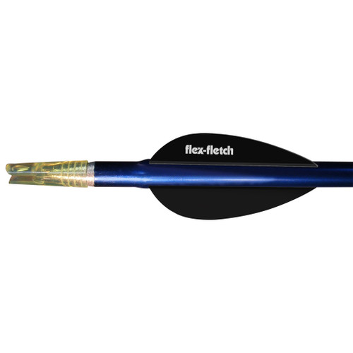 Flex Fletch FFP Black Arrow Fletching Vanes 2 in. Pack of 39