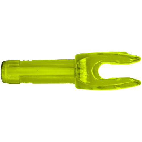 Easton 4mm MicroLite Nocks Lemon Lime 12 pk.