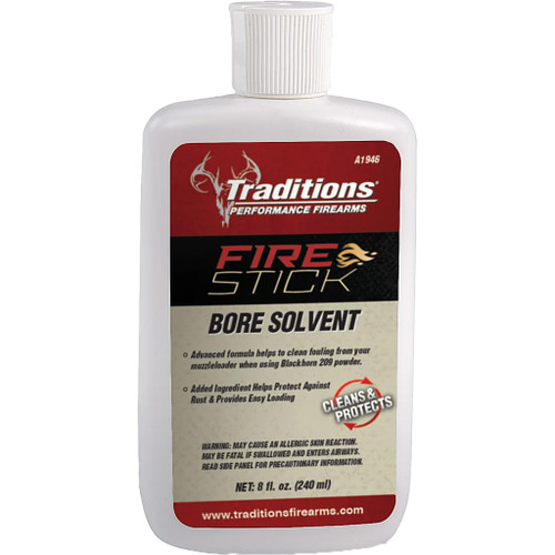 Traditions Firestick 8 oz. Bore Solvent for 209 Powder Residue Removal