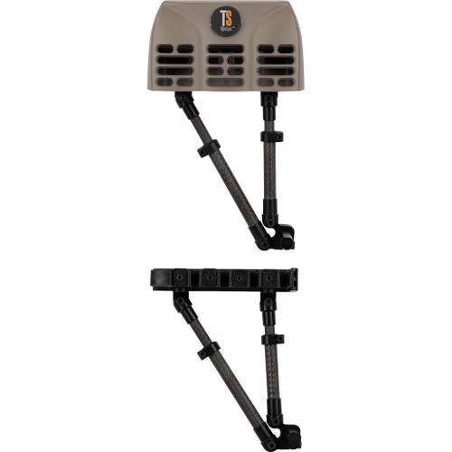 TightSpot Pivot Adjustable 5-Arrow Quiver Granite RH Mount