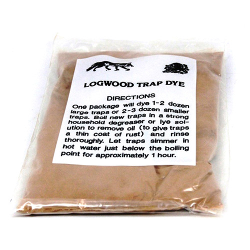 Minnesota Trapline Logwood Trap Dye 1 lb Red Powder for Dark Black Steel Trap Finish