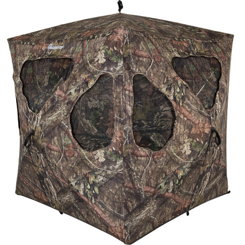 Ameristep Silent Brick House Mossy Oak Camo Hunting Blind 59x59 Base
