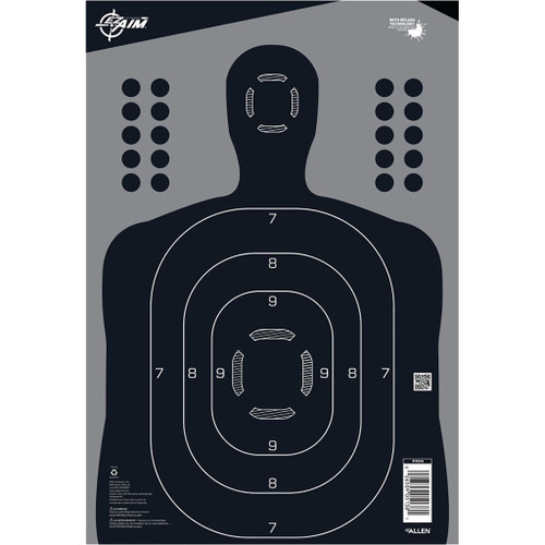 EzAim Adhesive Silhouette Splash Targets 13x18 in. Pack of 100