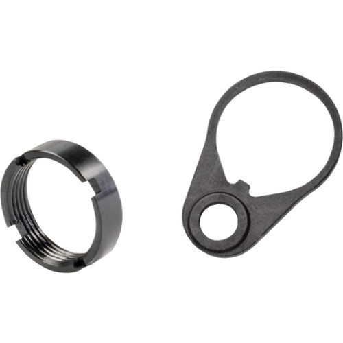 AR15 QD Steel End Plate Kit with Castle Nut by White Label Armory